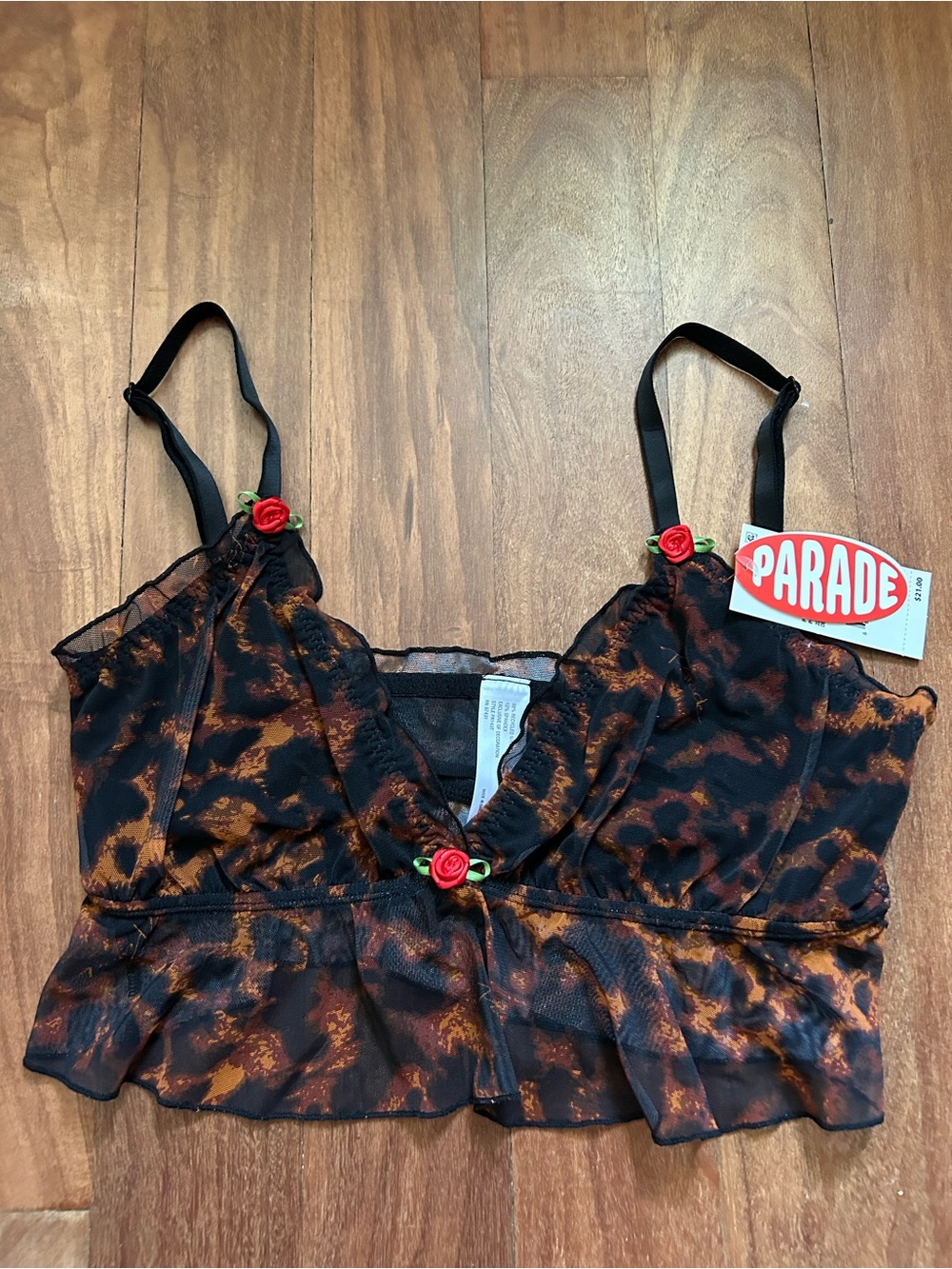 🖤✨ NWT Wild Fable Sexy Black Sequin Longline Bralette Size Small ✨🖤 - Picture 3 of 8